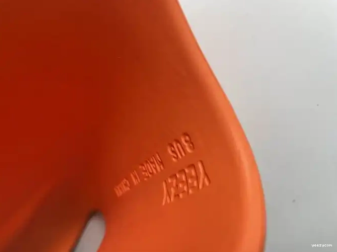 FY7497 Slide Orange Adidas Yeezy 0619
